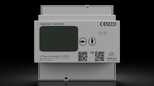 mioty® Hyperion Stromzähler für Stromwandler mit externer Antenne