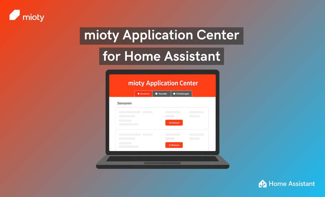 mioty Application Center jetzt für Home Assistant verfügbar