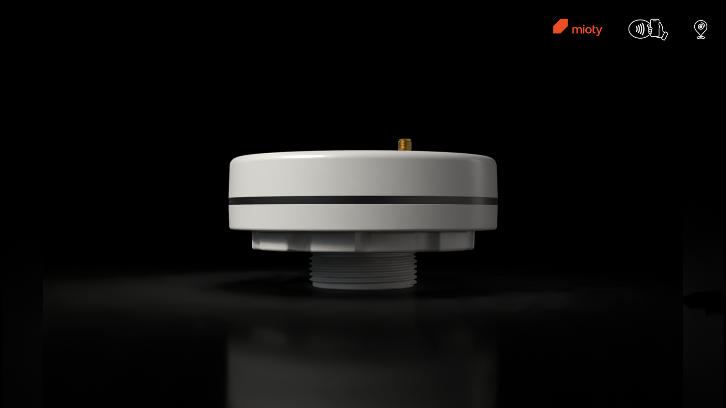 EOS IoT Radar Füllstandsensor mioty, 1,5" Gewinde mit SMA