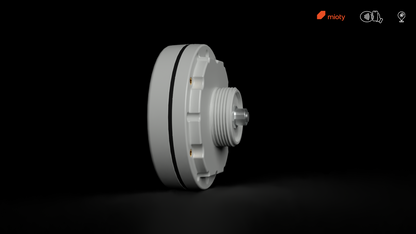 EOS IoT Füllstandsensor für Drucksonde mioty, 1,5" Gewinde mit SMA