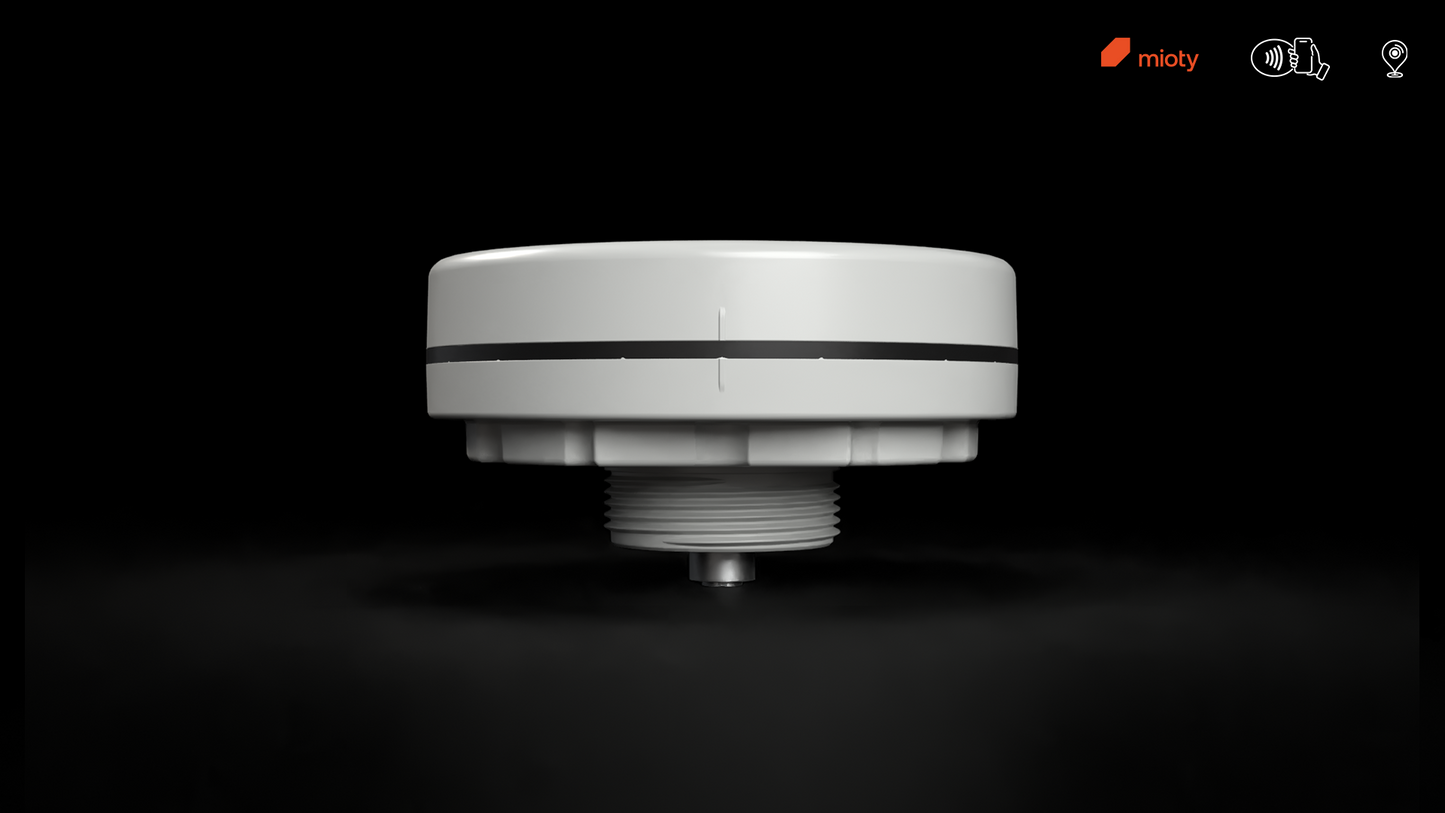 EOS IoT Füllstandsensor für Drucksonde mioty, 1,5" Gewinde mit SMA